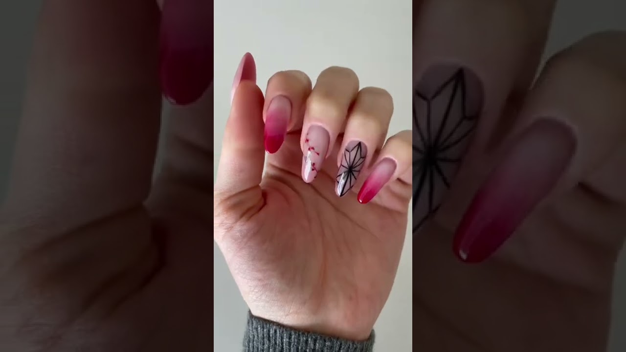 Im back with best girl Nezuko nails  rKimetsuNoYaiba