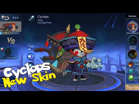 CYCLOPS NEW SKIN! MOBILE LEGENDS NEW SKIN FOR CYCLOPS MLBB NEW SURVEY ... image.