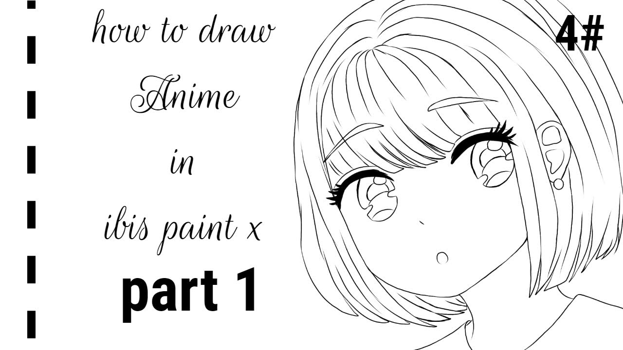 How to draw cute Anime character in ibis paint x beginner tutorial ...