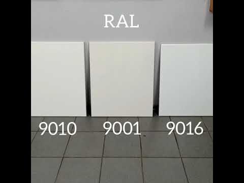 Ral 9010, Ral 9001, Ral 9016 - Youtube