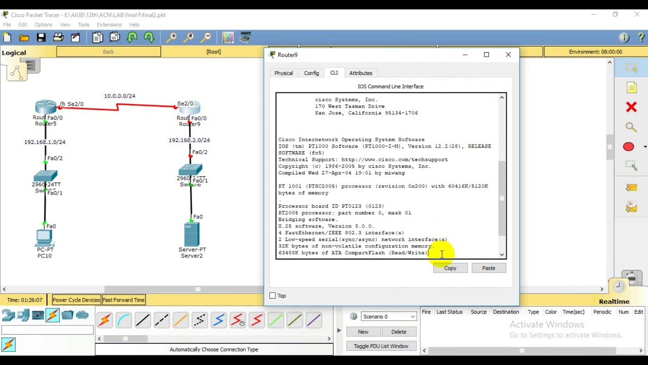 Cisco packet tracer command example - jesconnector