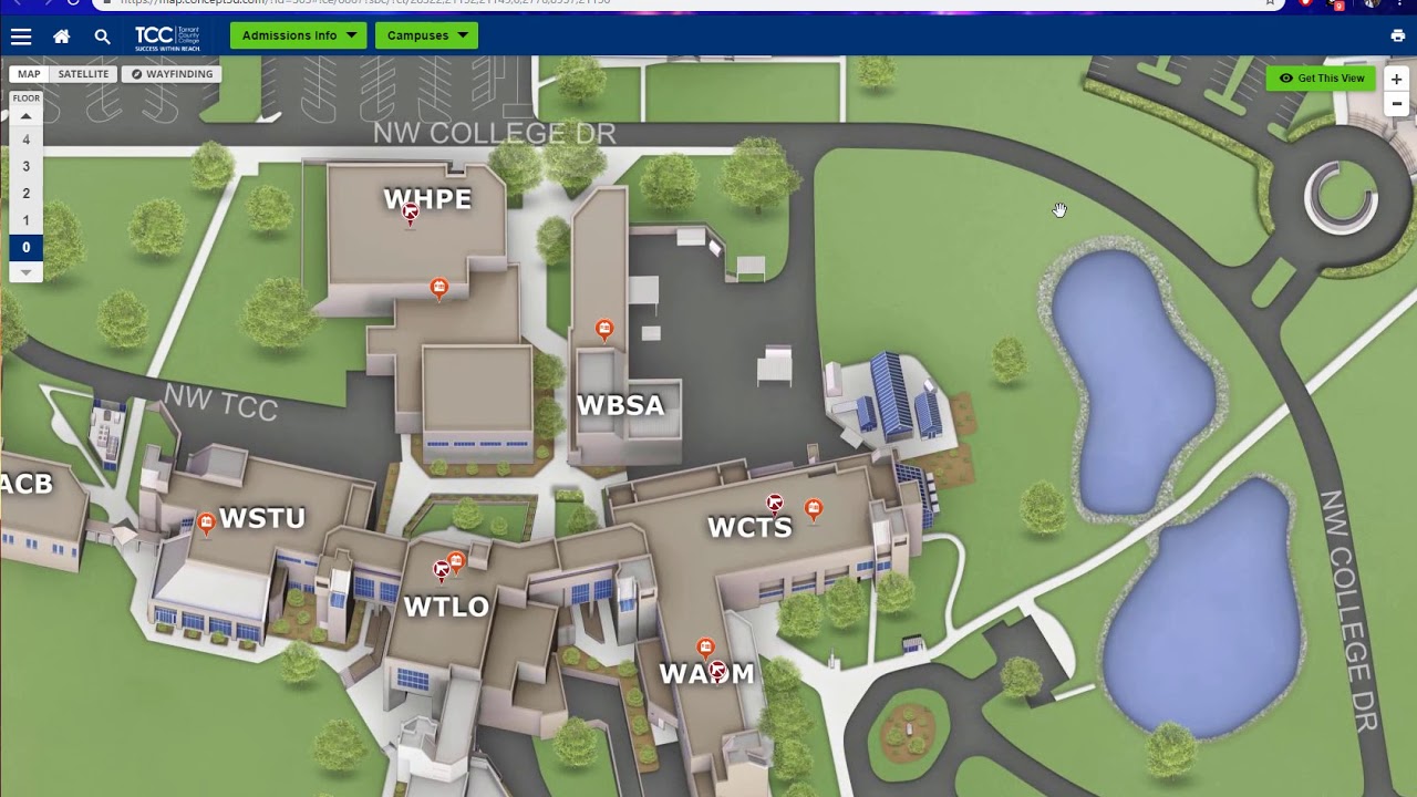 Tcc South Campus Map - United States Map