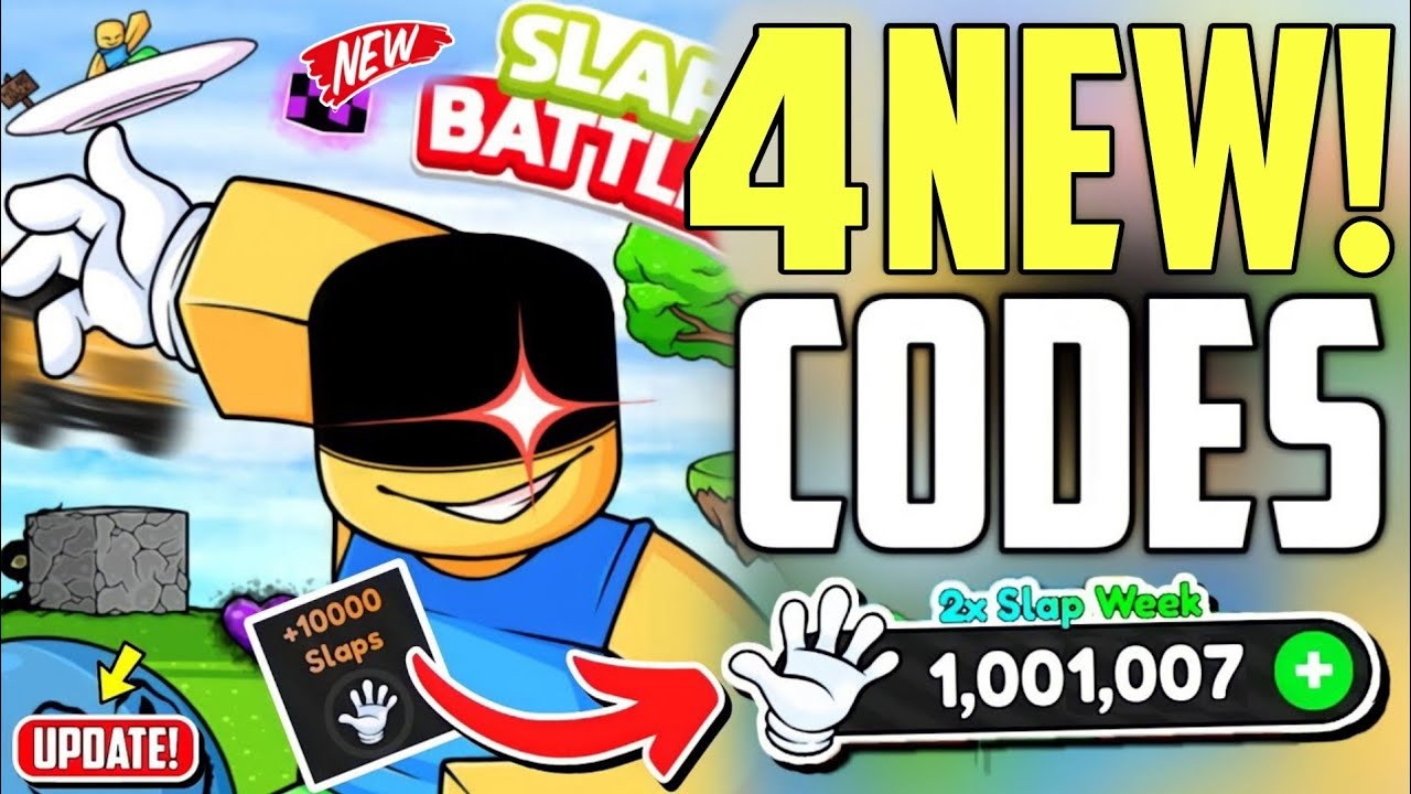 ⚠️NEW UPDATE⚠️SLAP BATTLES ROBLOX CODES 2024 - SLAP BATTLES CODES 2024 ...