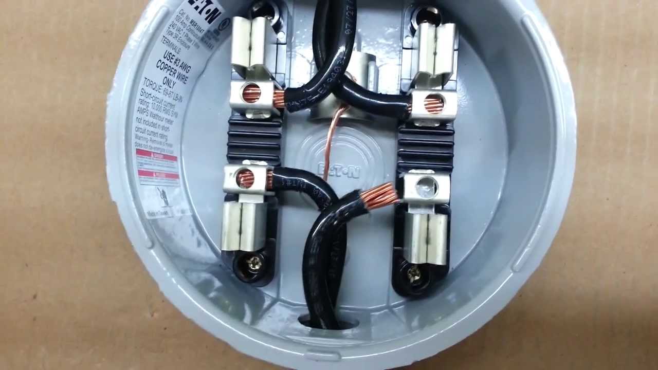 Electrical Meter Box Diagram Wiring Wire Schematic Electrici