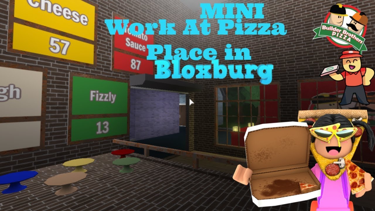 Bloxburg Pizza Place Build