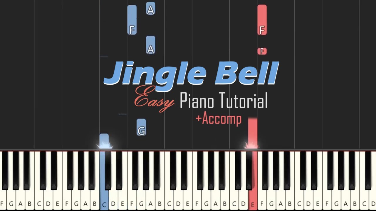 Jingle Bell - Piano tutorial +Accomp - YouTube