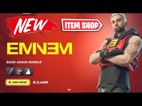 New Eminem rap boy reloaded skin prices and items - YouTube