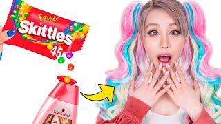 Testing Amazing Skittles Hacks From Troom Troom!