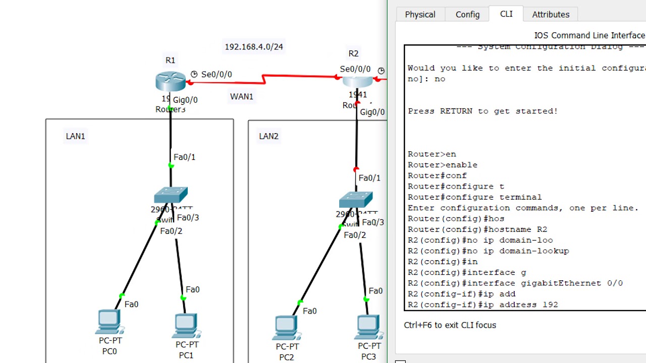 Routage Statique - YouTube