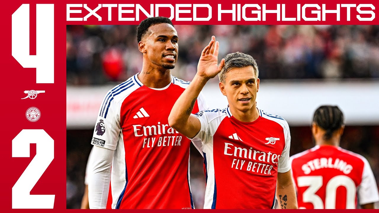 INJURY-TIME GOALS SEAL WIN! | EXTENDED HIGHLIGHTS | Arsenal vs ...