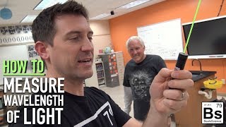 How to Measure Wavelength of Light with a Meter Stick - The Science of Light with Mr. G - Part 2