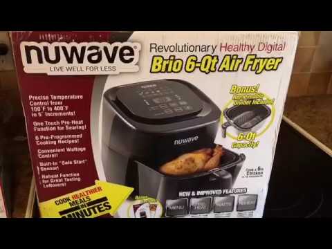 reviews of the nuwave 6 qt brio air fryer