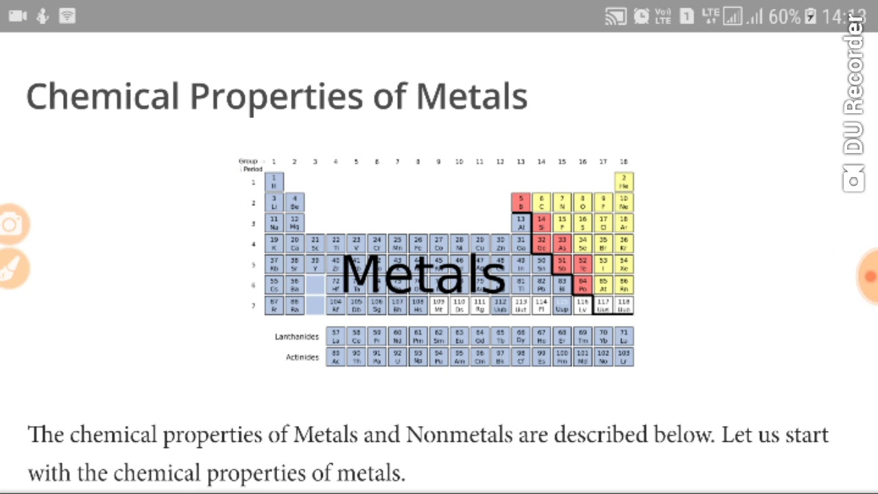 classification of matter and metals nonmetals metalloids - YouTube