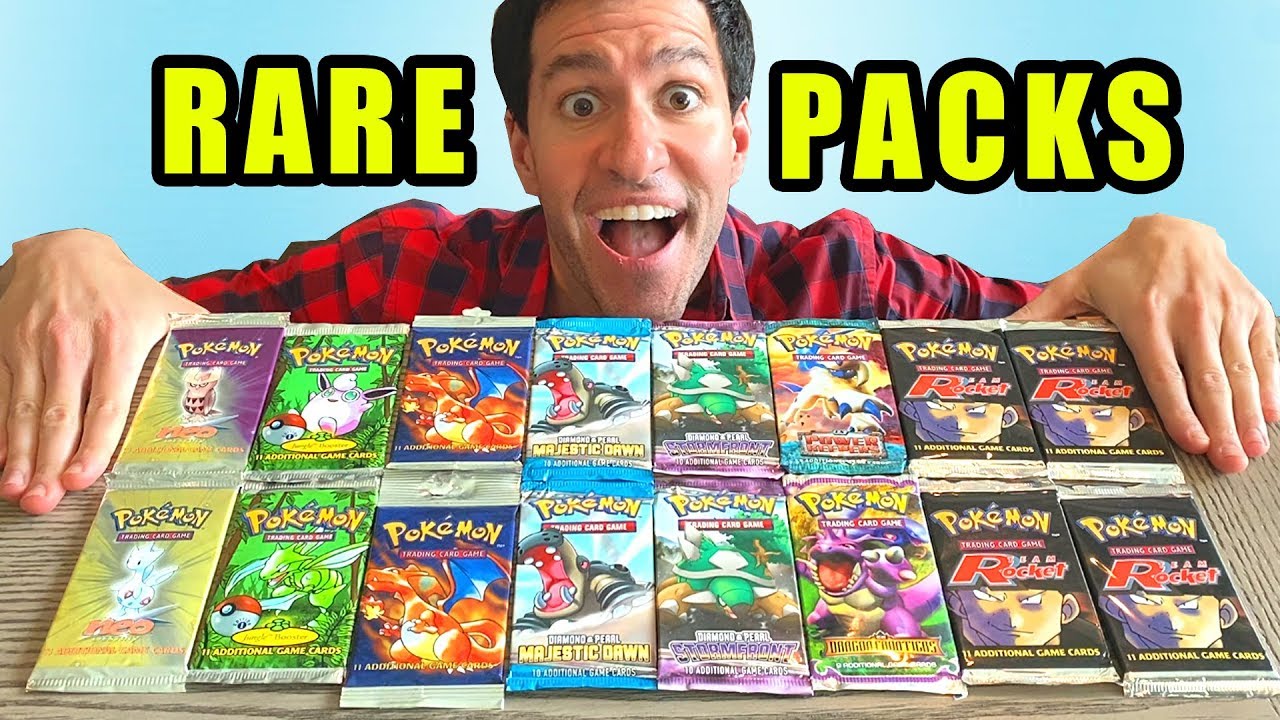 *THE $1000 POKEMON CARDS OPENING!* Vintage Rare Booster Packs! - YouTube