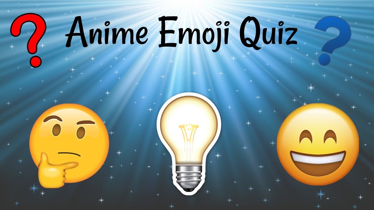 Can You Guess The Anime From The Emojis Anime Emoji G - vrogue.co