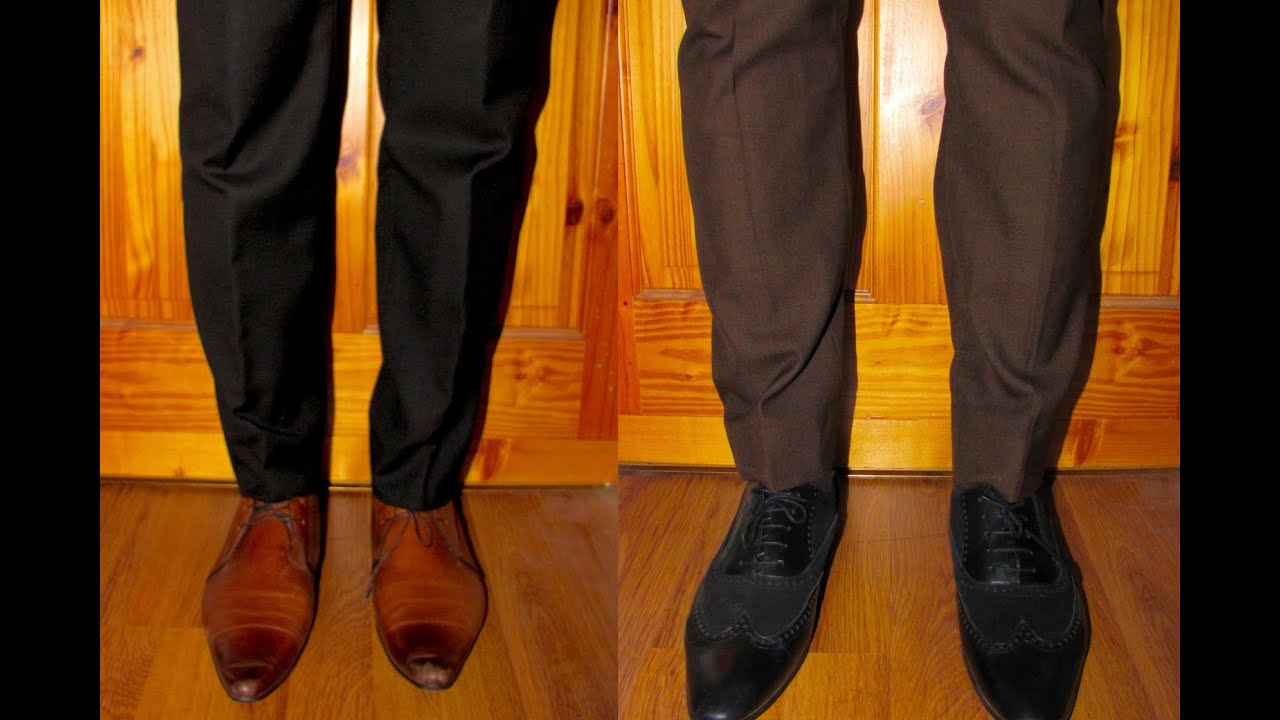 What Man Wears A Black Suit & Brown Shoes - YouTube