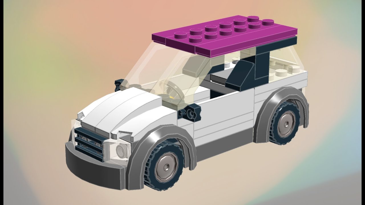 LEGO car moc. Easy to build instructions! How to build tutorial. - YouTube