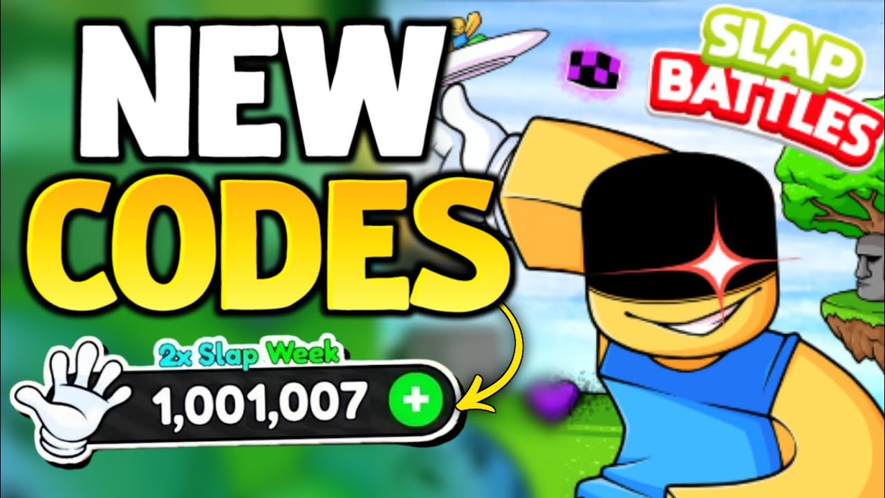 ⚠️New YEAR🎉CODES!⚠️SLAP BATTLES ROBLOX CODES 2024 - SLAP BATTLES CODES ...