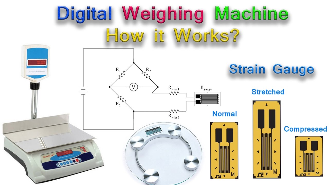 Circuit Diagram Of Weighing Scale