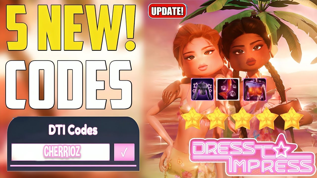 SUMMER UPDATE⚡CODES FOR DTI DRESS TO IMPRESS IN 2024 || ROBLOX DRESS TO ...