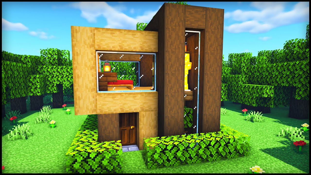 How To Build A Modern House In Minecraft Survival - Design Talk