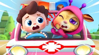 ambulance help me song learn street vehicles colors nursery rhymes kids songs babybus