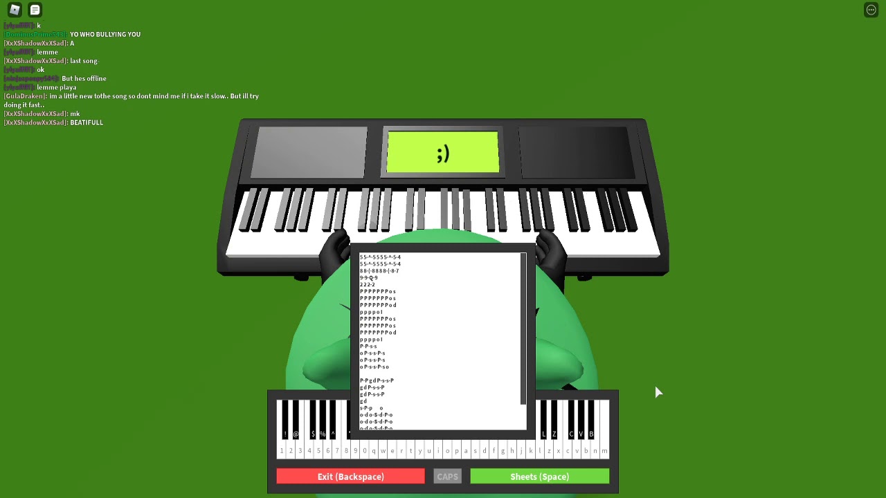 Roblox virtual piano sheets - qosaimport image.