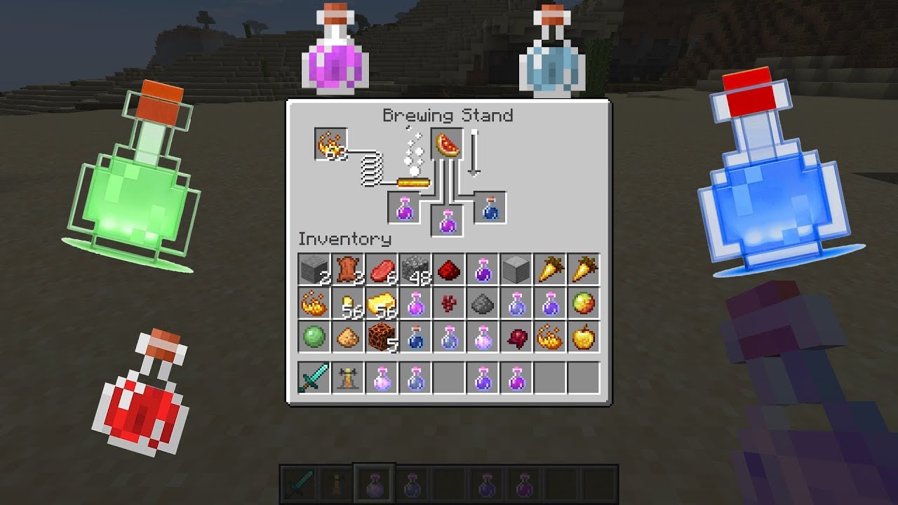 How To Make A Potion In Minecraft