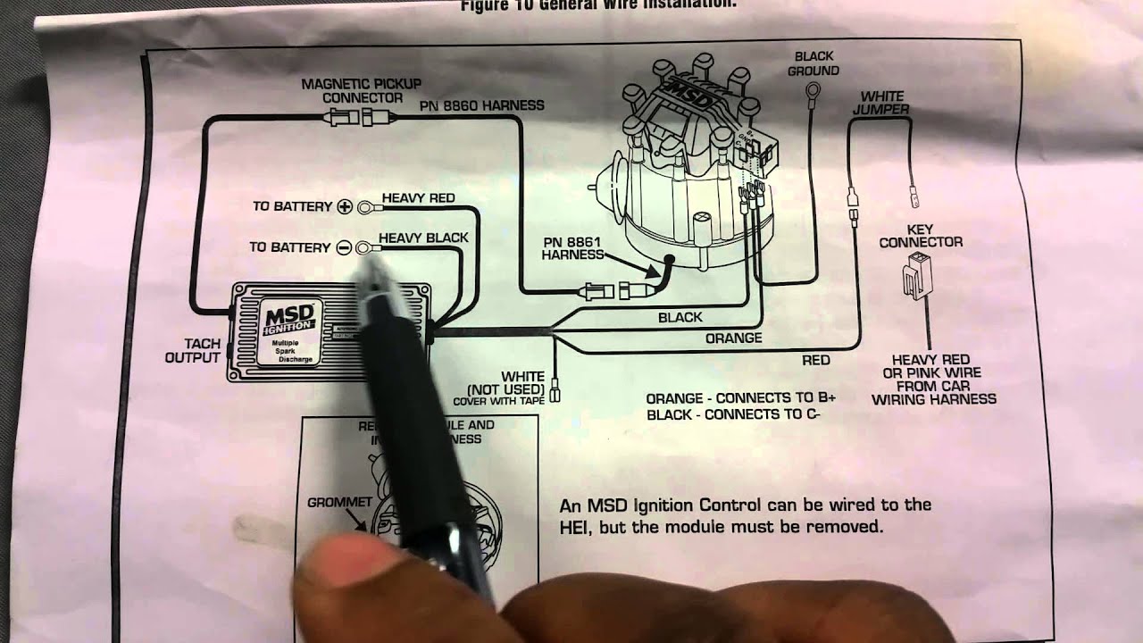 how-to-install-msd-6al-ignition-box-on-hei-youtube