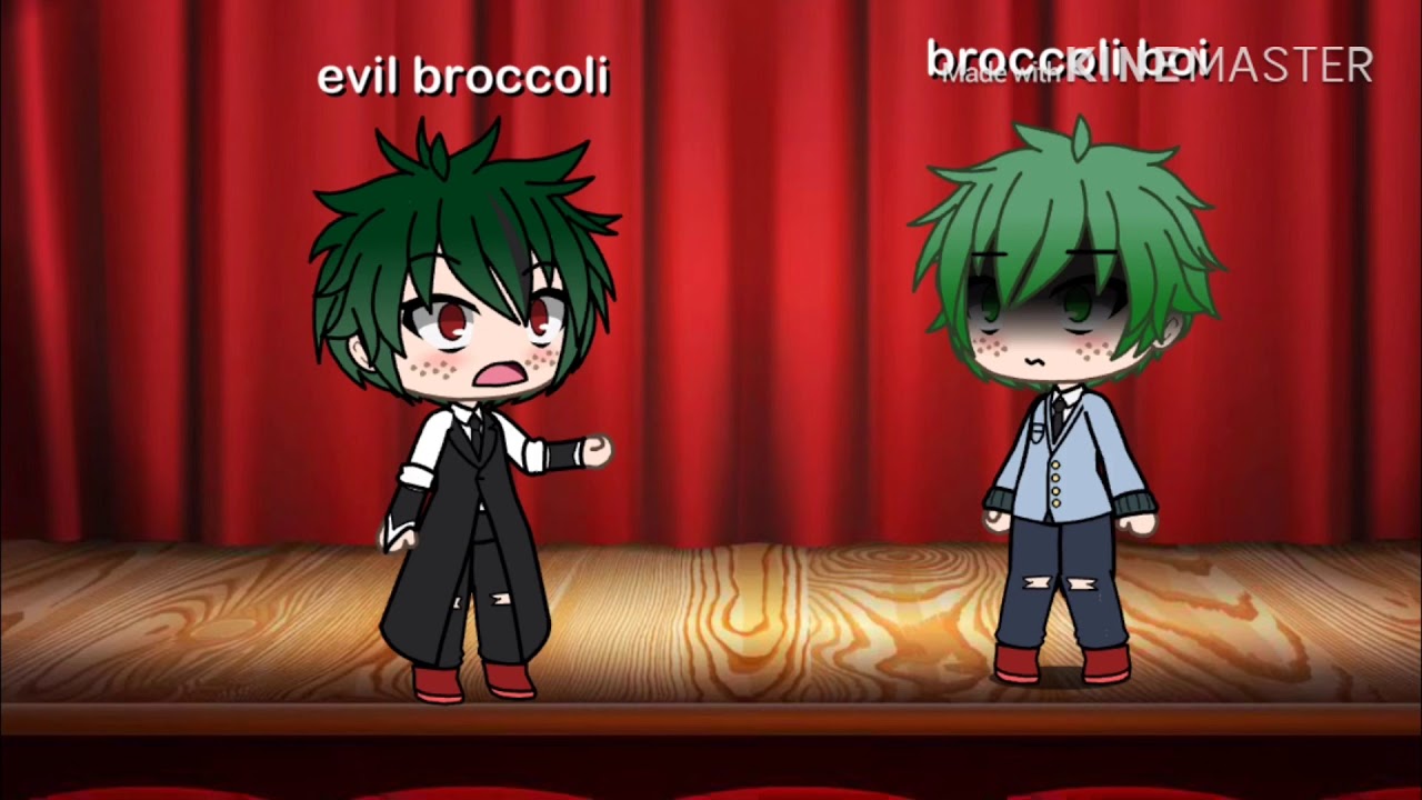 Evil broccoli VS broccoli boi bnha rap battle glmv - YouTube