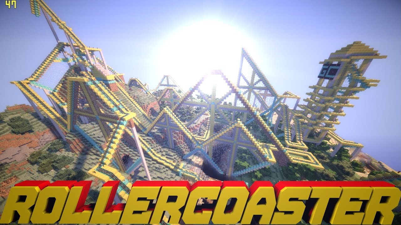 Minecraft Pocket Edition 0.8.0 RollerCoaster ! [DOWNLOAD] - YouTube