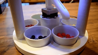 M&Ms and Skittles sorting machine