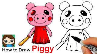 How to Draw Piggy  Roblox