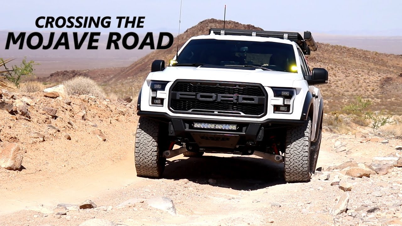 Solo Camping Along The Mojave Road : FORD RAPTOR Journey DAY 1 - YouTube