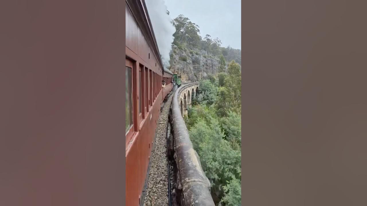 Scenic Steam Engine Train of 1860’s Near Sydney - Blue Mountains ... image.