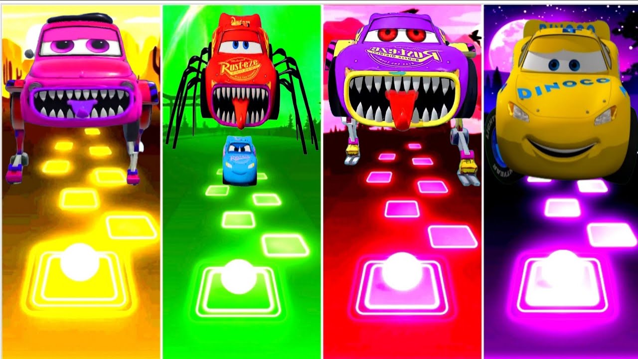 Mcqueen Robot Eater vs Car Eater vs Lightning McQueen vs Mcqueen Blue ...