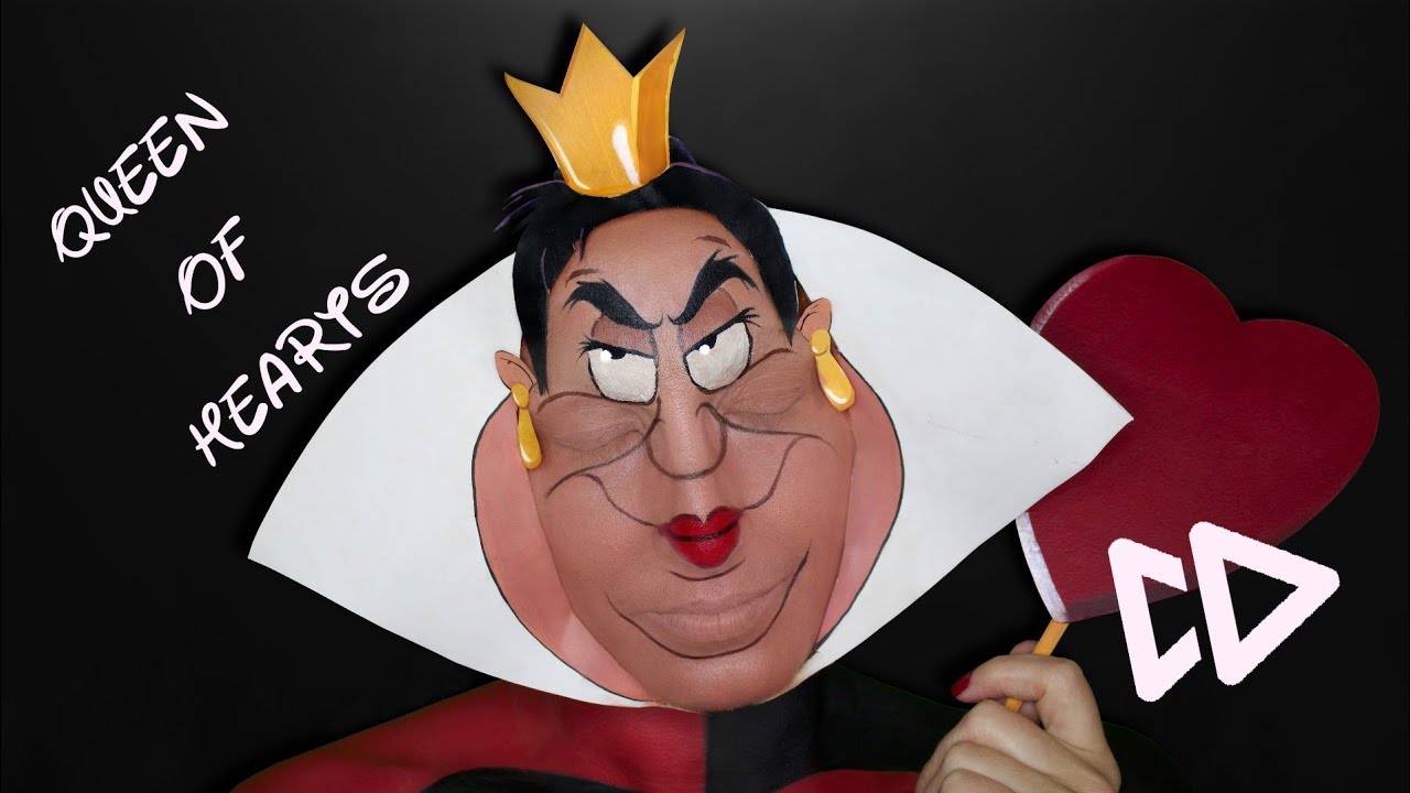 Queen Of Hearts Makeup Tutorial Fast Forward Disney Villains 7 9 Youtube