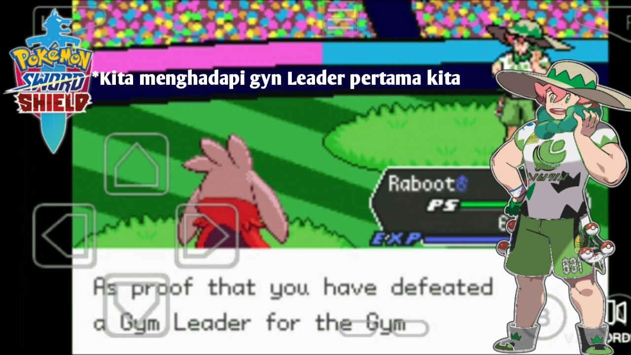 Bertemu dengan gym leader pertama kita || pokémon sword and shield GBA ...