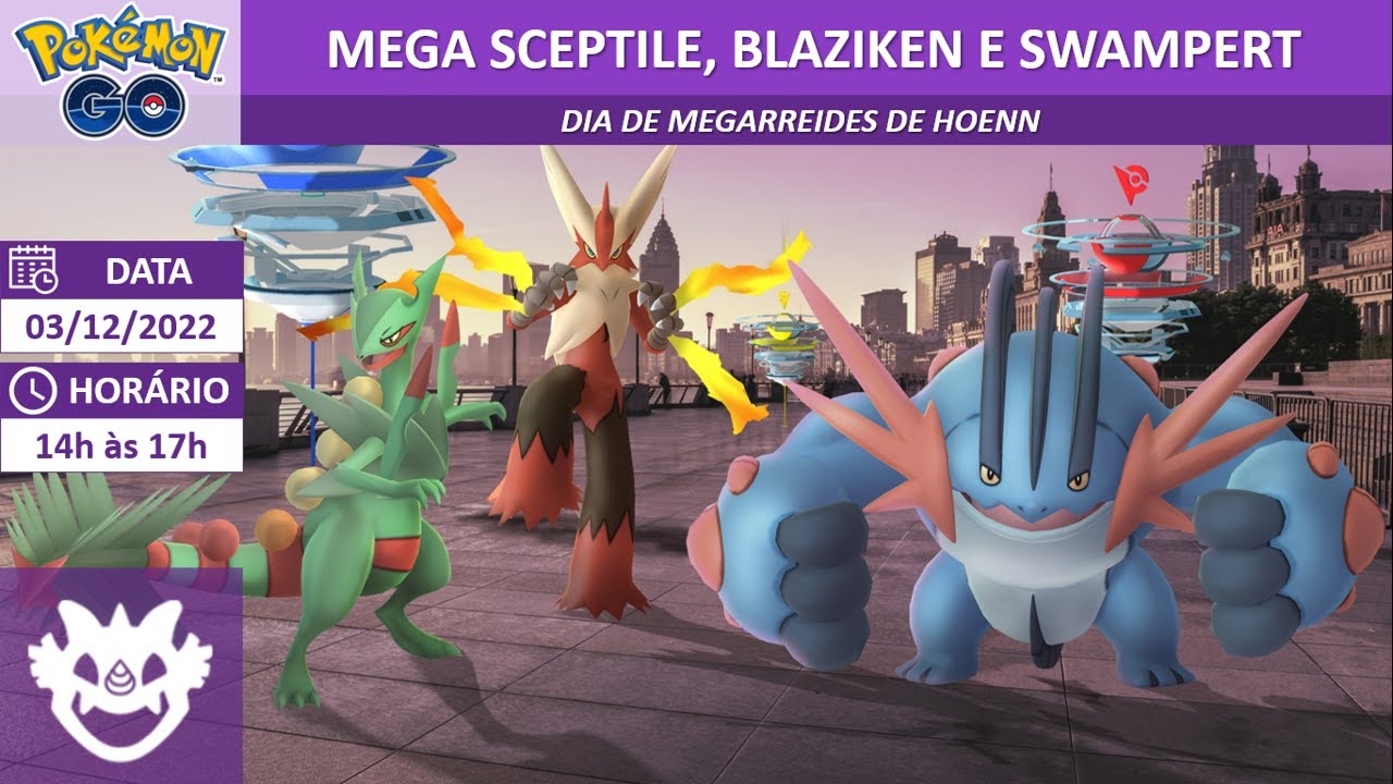 Sceptile Blaziken And Swampert Mega Evolution