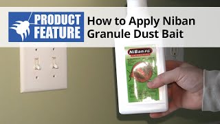 How to Apply NiBan Fine Granule Dust Bait in Your Home