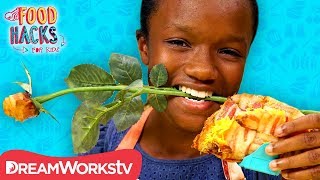 Bacon Roses + More Bacon Hacks | FOOD HACKS FOR KIDS