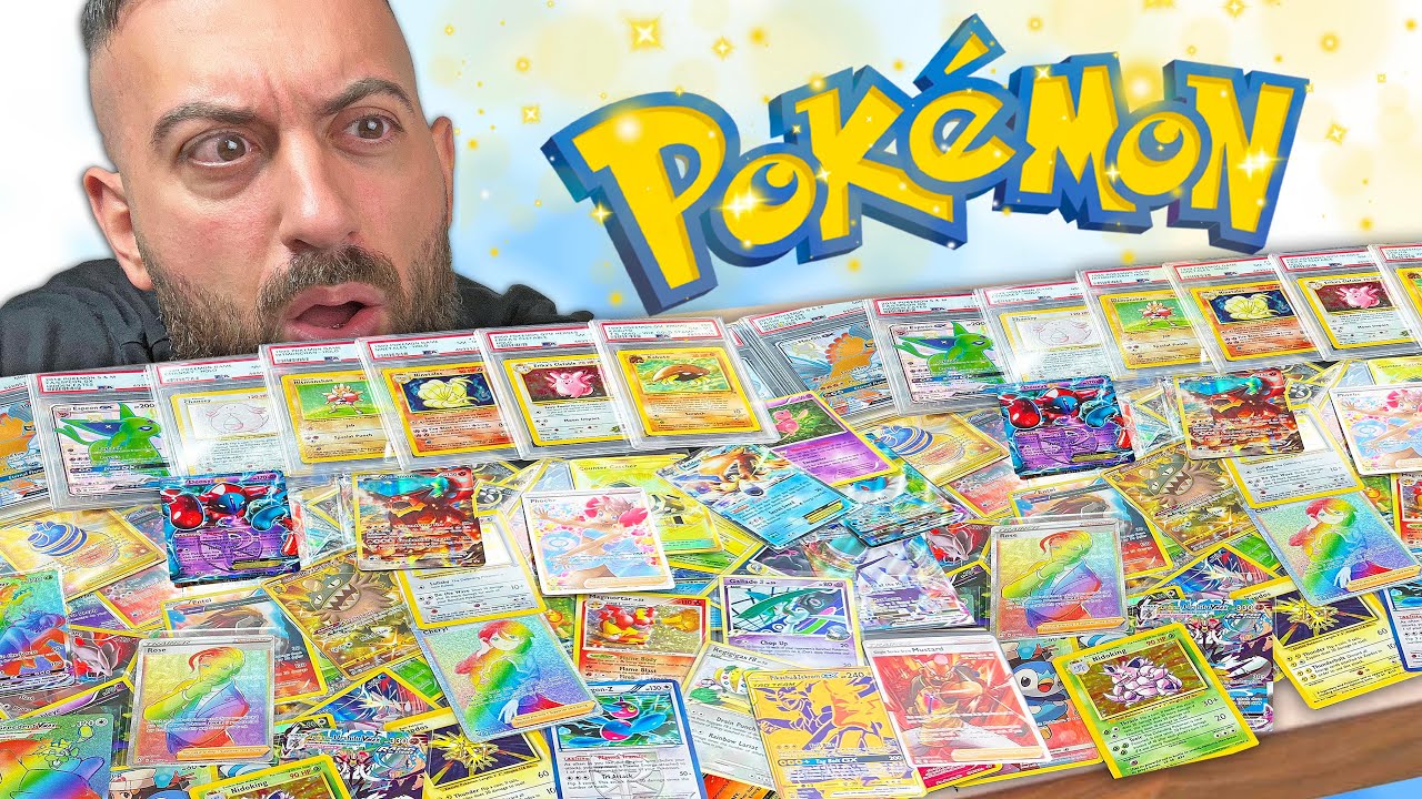 HOLY $%*#! | He Sent His Entire Pokemon Card Collection! - YouTube