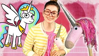 DIY Unicorn Toy - Pet Unicorn Craft! | Arts and Crafts with Crafty Carol