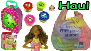 Surprise Barbie Blind Bags, Shopkins Stampers, Scented Dough - Walmart Haul Video