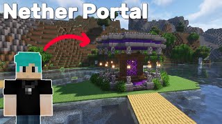 We Built Our Nether Portal In Minecraft