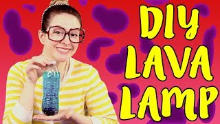 Glitter Lava Lamp DIY - How to Make a Homemade Lava Lamp! | Arts and Crafts with Crafty Carol