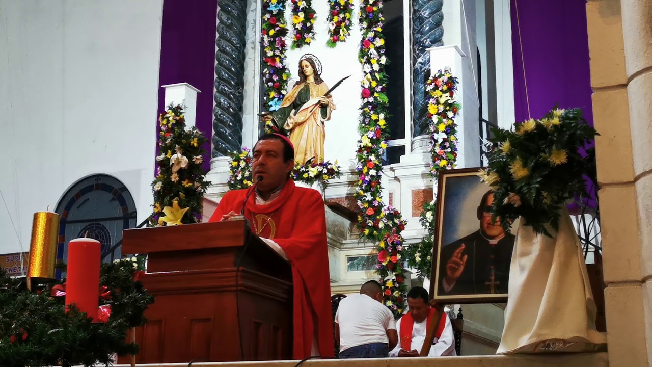 Celebrando a Santa Lucia en parroquia de Juayúa 2 - YouTube