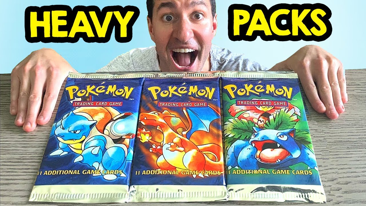 I Opened ALL HEAVY Vintage Packs of Pokemon Cards! - YouTube