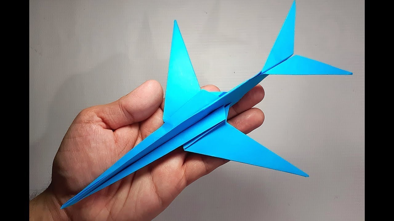 Origami airplane (tutorial) YouTube