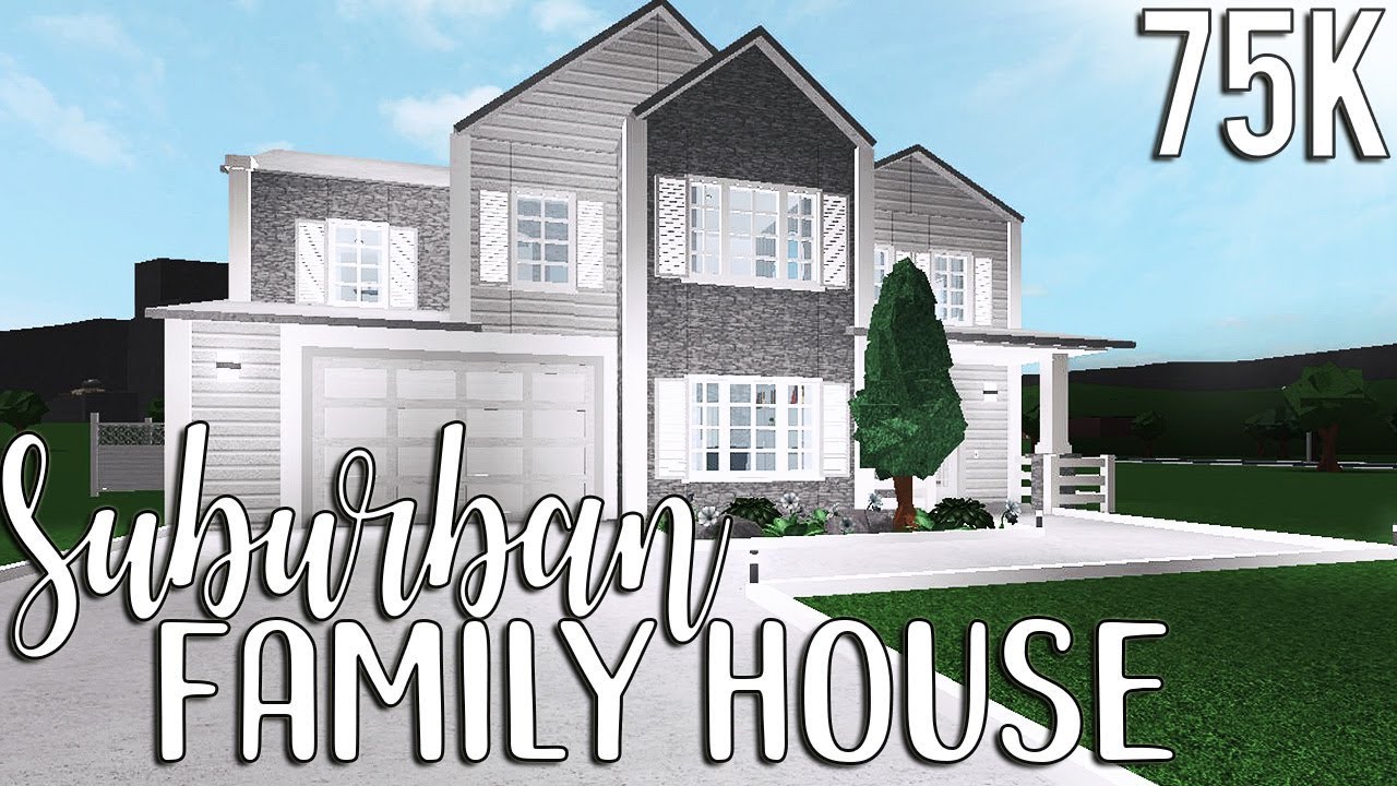 Roblox Bloxburg Suburban Family House 75k | Get 25 Robux